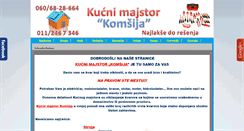 Desktop Screenshot of kucnimajstor.rs