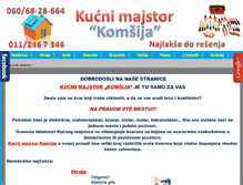 Tablet Screenshot of kucnimajstor.rs